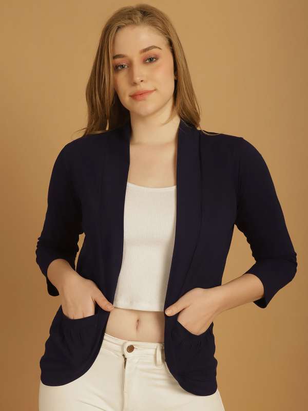 Navy blue shrug womens online