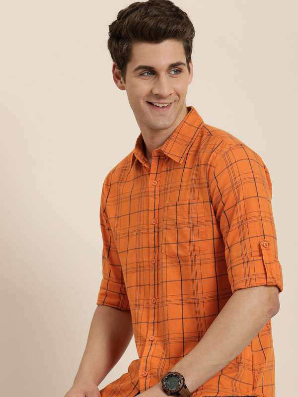 Orange Shirt Buy Orange Shirt online in India