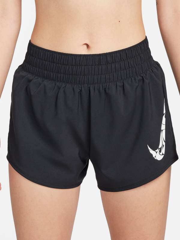 Nike Women's Dri-FIT Swoosh Mid-Rise Brief-Lined Running Shorts $ 35