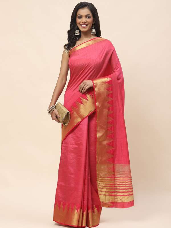 Meena Bazaar Sarees Buy Meena Bazaar Sarees Online in India Myntra
