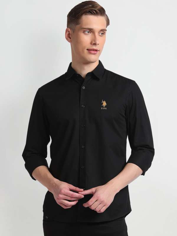 Us polo hot sale black shirt