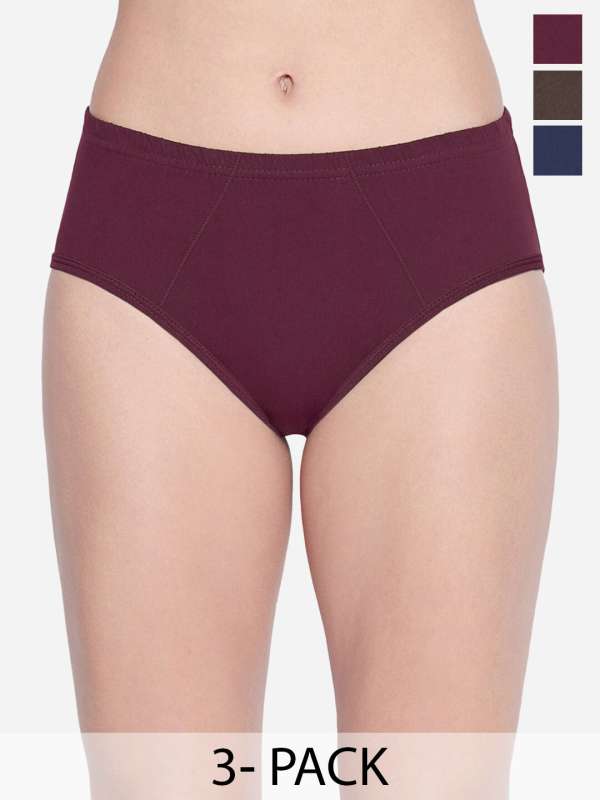 Women's Fit for Me Cotton Assorted Brief, 3 Pack