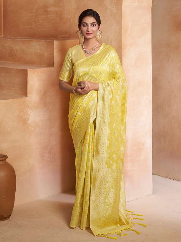 Myntra linen sales sarees