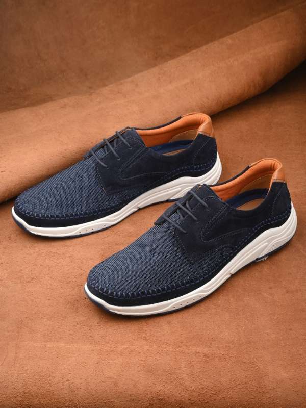 Blue suede casual shoes online