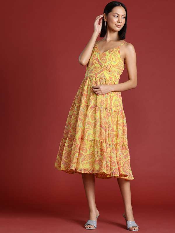 All About You From Deepika Padukone Women Mustard Yellow Printed A Line Dress 6642132.htm Buy All About You From Deepika Padukone Women Mustard Yellow Printed A Line Dress 6642132.htm online in