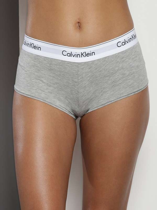 Calvin Klein Underwear Women Boy Short White Panty - Buy Calvin Klein  Underwear Women Boy Short White Panty Online at Best Prices in India
