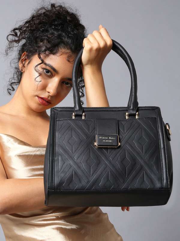 Diana korr black handbag on sale