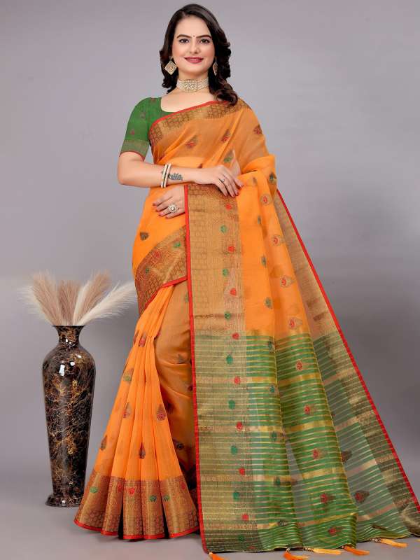 Buy pure cotton sarees online sale