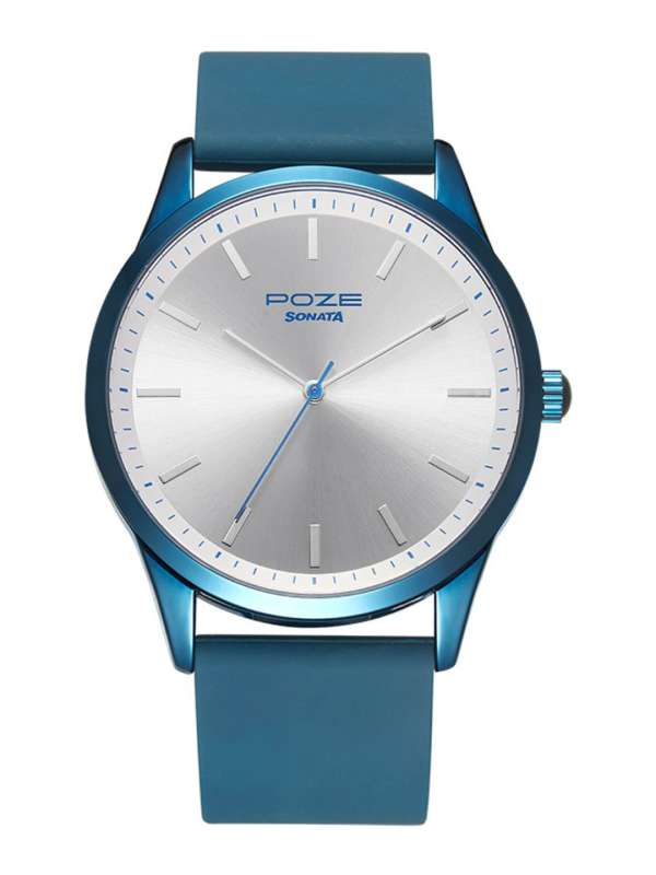 Sonata watch blue colour online