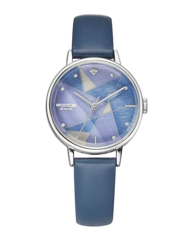 Sonata watch blue colour on sale