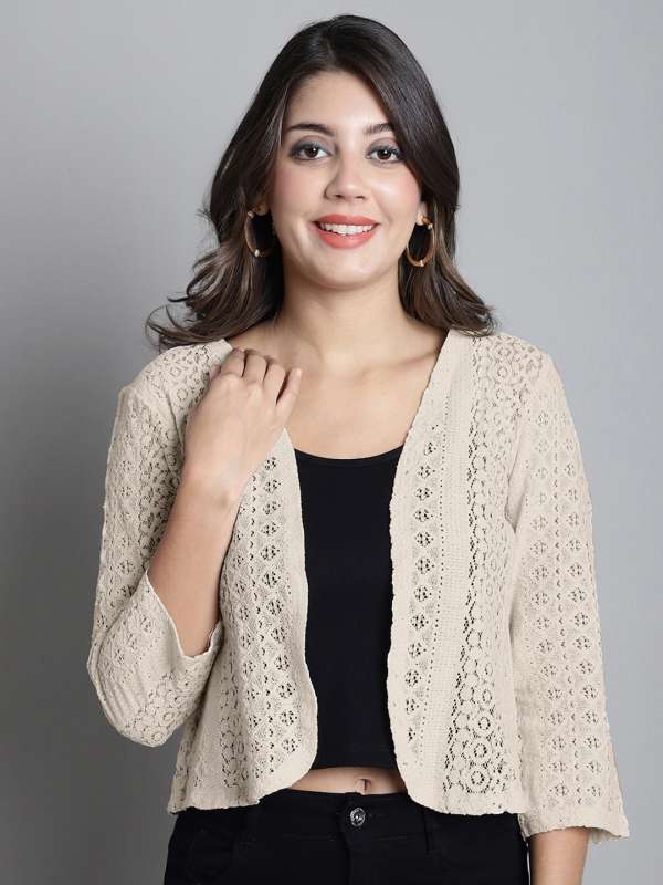 Women Shrugs Buy Long Shrugs for Ladies Online Myntra