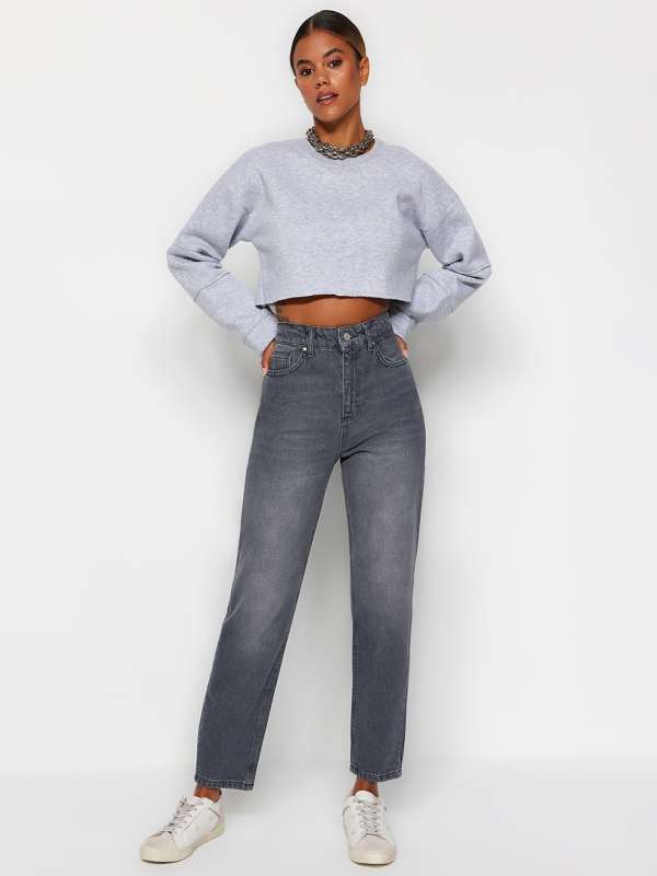 Buy Trendyol Casual Denim Jeans in Dark Blue 2024 Online