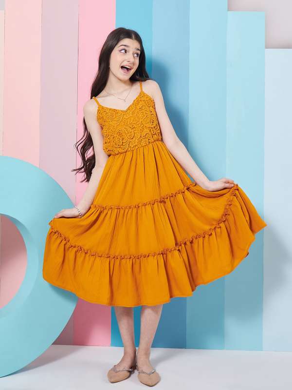 Mustard Kids Girl Dresses Buy Mustard Kids Girl Dresses online