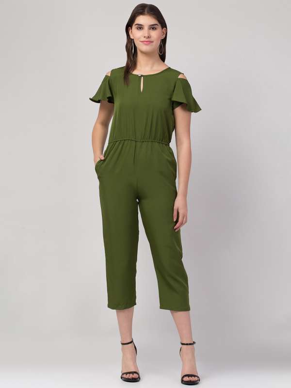 Capri jumpsuit with sleeves best sale