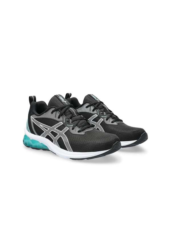 Asics black and white womens store