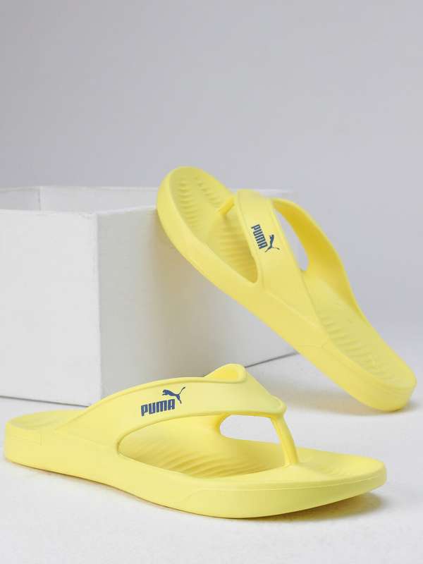 Puma yellow clearance slippers