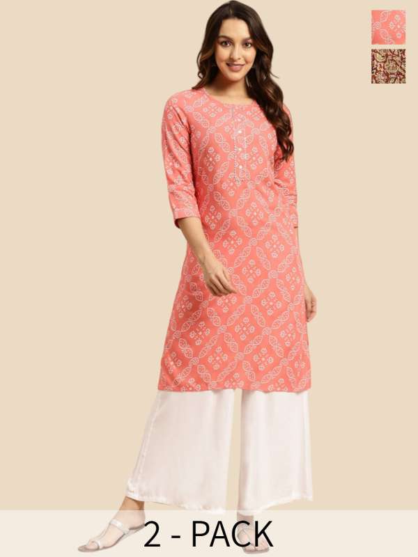 Bandhani kurtis best sale