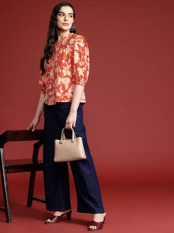 Best tops on myntra top