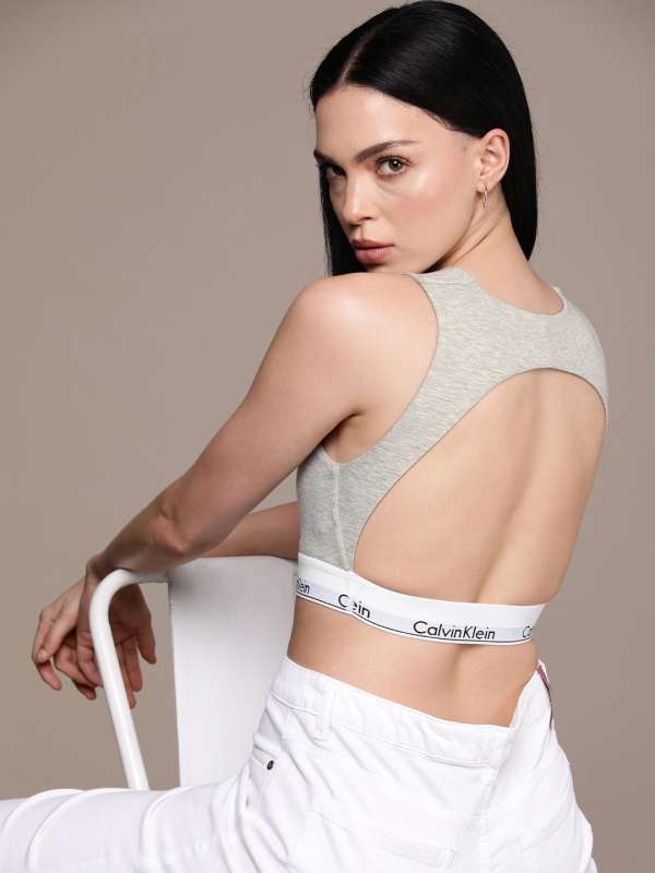 Calvin Klein Underwear WMNS LIGHTLY LINED BRALETTE Grey