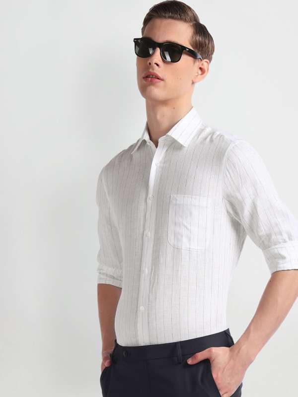 Arrow linen sale shirts online