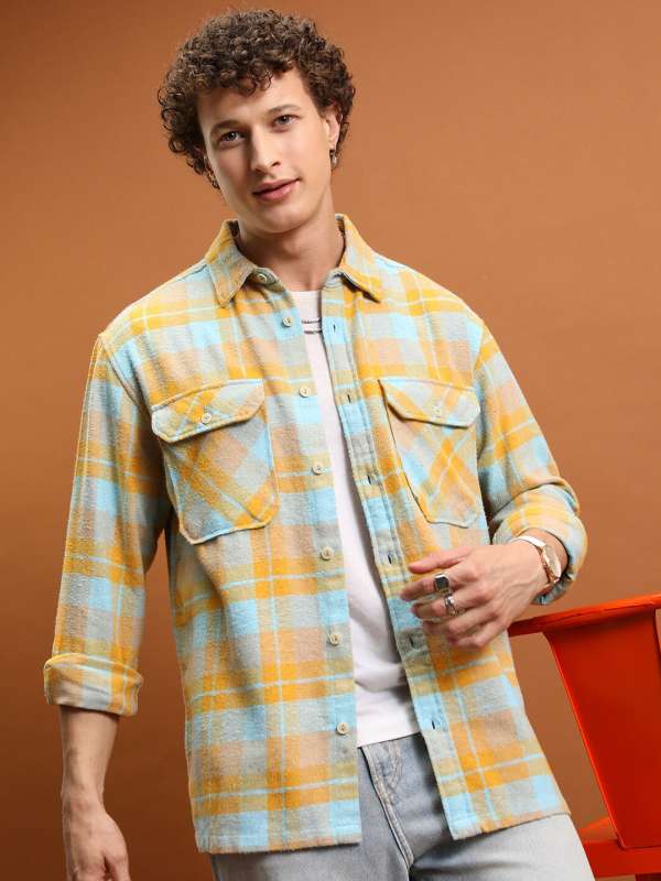 Double collar shirts online sales