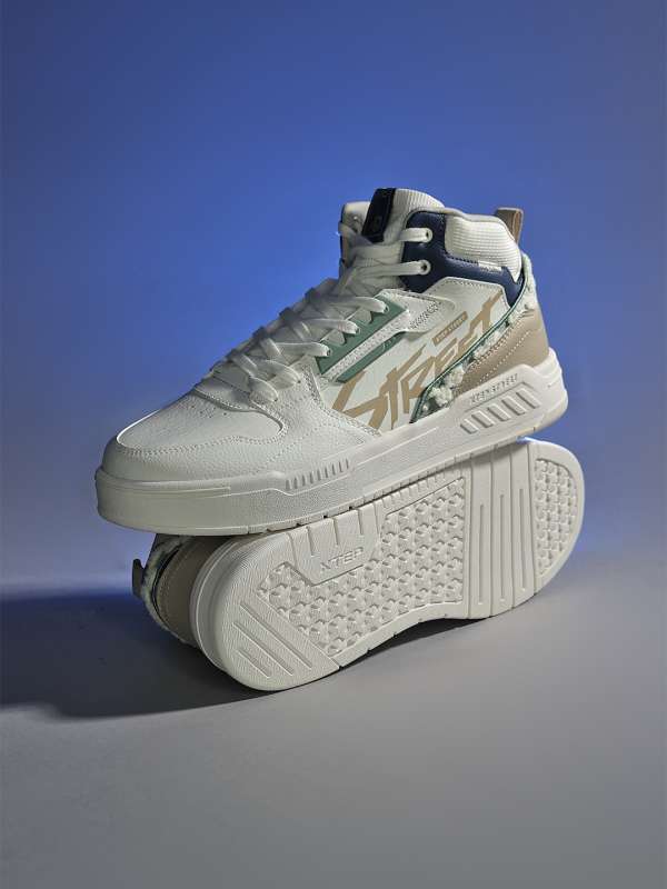 White printed shoes 2025