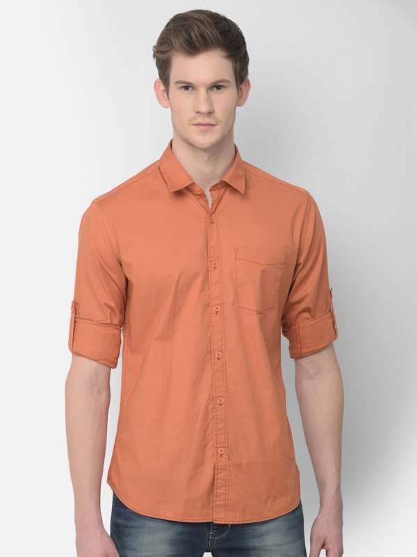 Orange cheap colour shirt