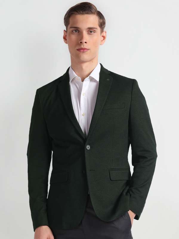 Olive green shop casual blazer