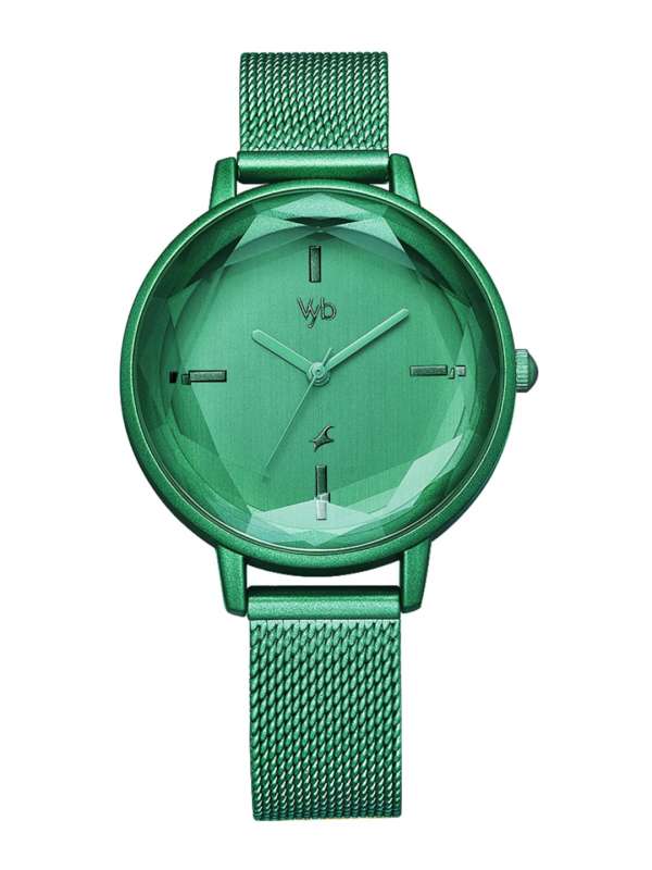 Fastrack olive top green watch