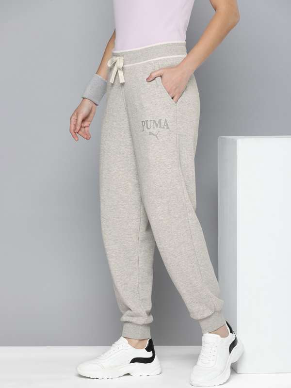 Puma Grey Straight Fit Track Pants - Buy Puma Grey Straight Fit Track Pants  online in India