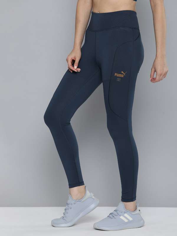 Navy blue puma leggings new arrivals
