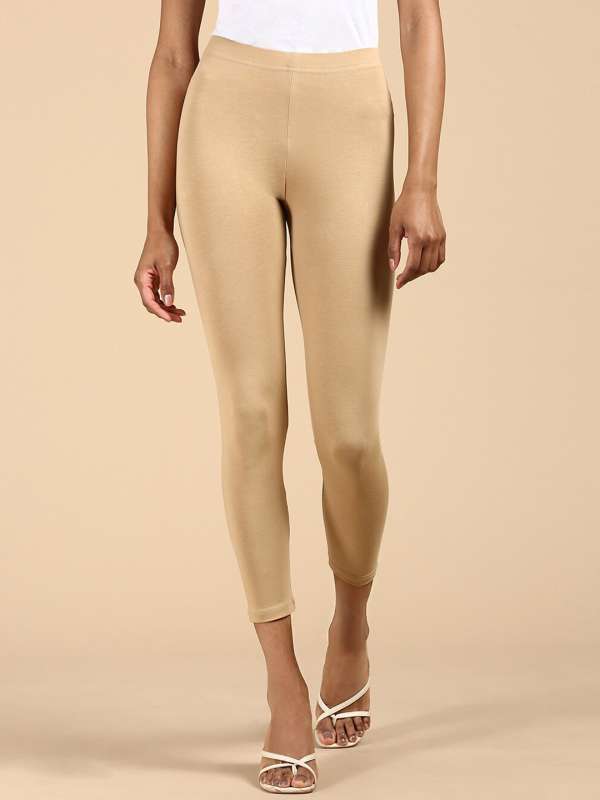 Buy De Moza Women Yellow Solid Cotton Ankle Length Leggings - XXXL Online  at Best Prices in India - JioMart.