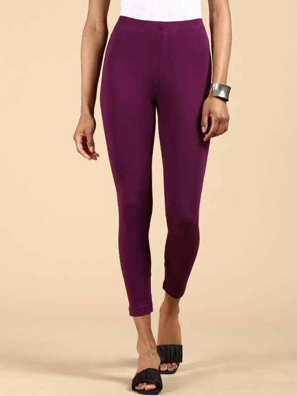 De Moza Purple Leggings - Buy De Moza Purple Leggings online in India