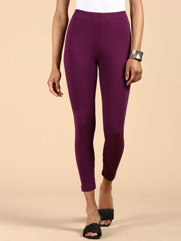 Lux Lyra Silk Purple Leggings - Buy Lux Lyra Silk Purple Leggings