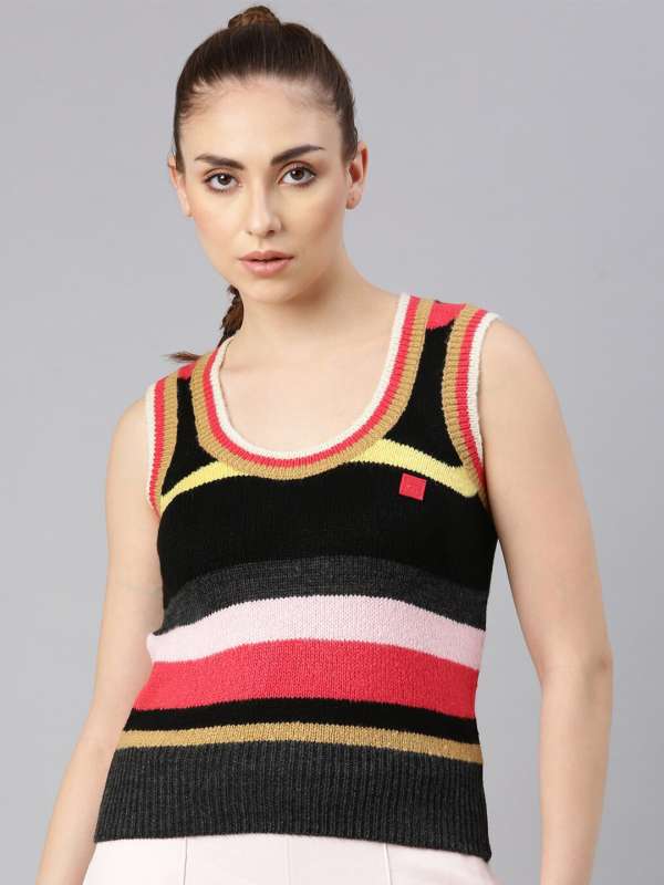 Fila sales striped sweater