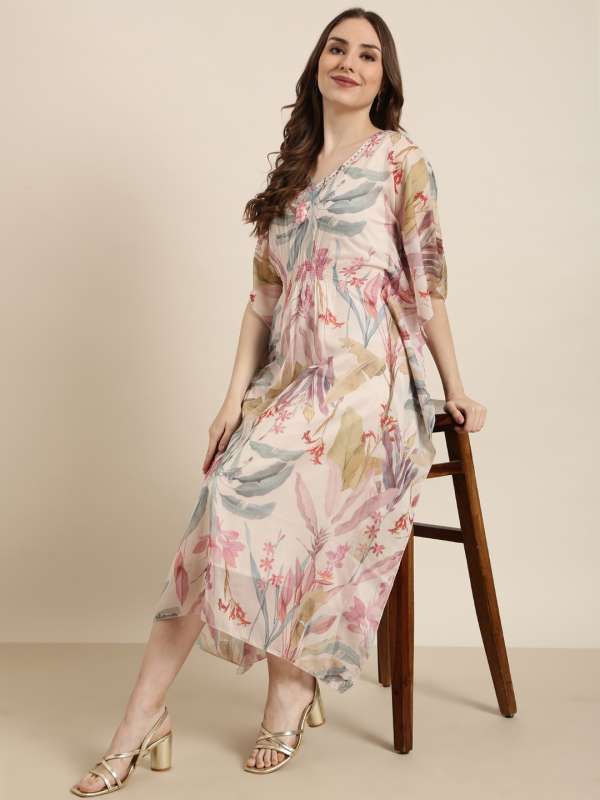 Wrap dress myntra top