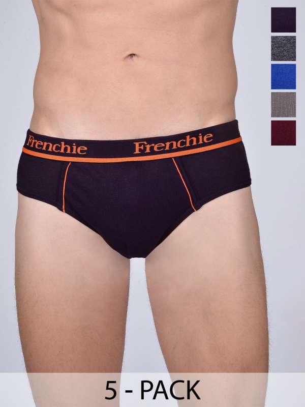 VIP Frenchie Pro Men's Brief Soft Cotton Underwear Pack Of 6