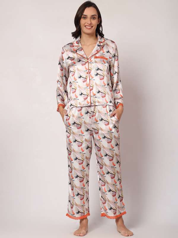 Satin Pyjamas - Buy Satin Pyjamas online in India