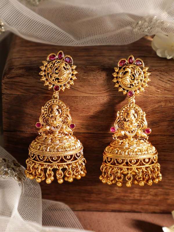 Latest on sale jhumka earrings