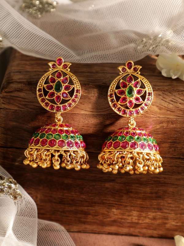 Kundan Jhumka Buy Kundan Jhumka online in India