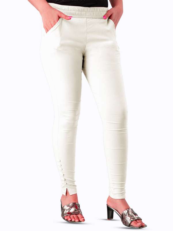 Girls white jeggings store