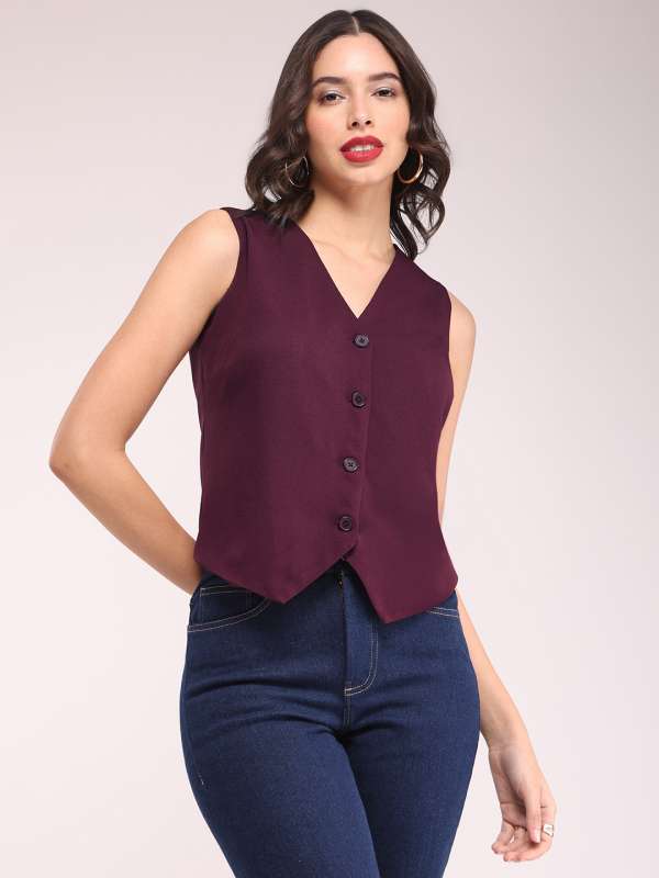 Waistcoat myntra online