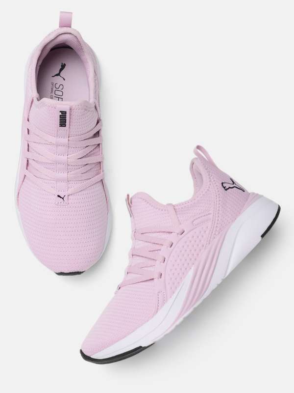 Puma pink and purple shoes top