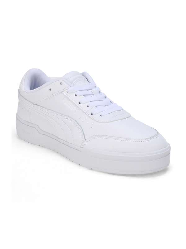 White leather sneakers india hot sale