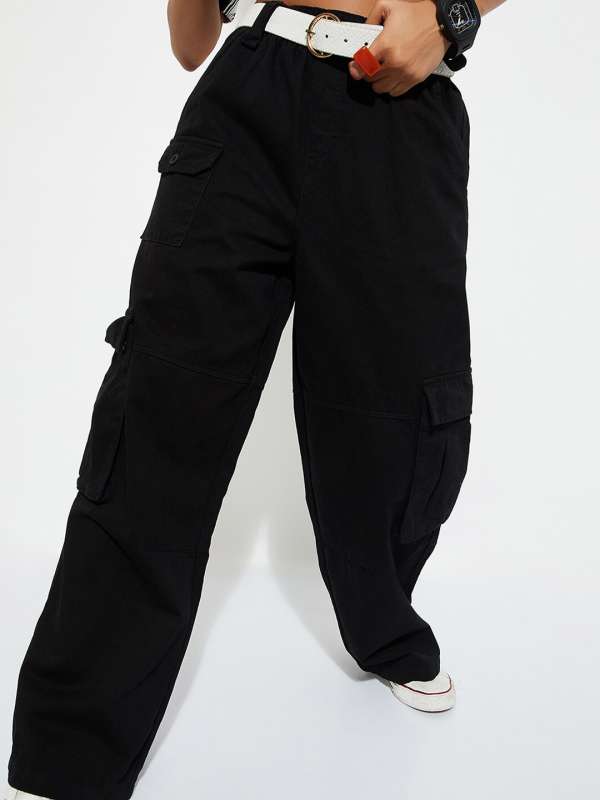 Buy Black Trousers & Pants for Women by MAX Online