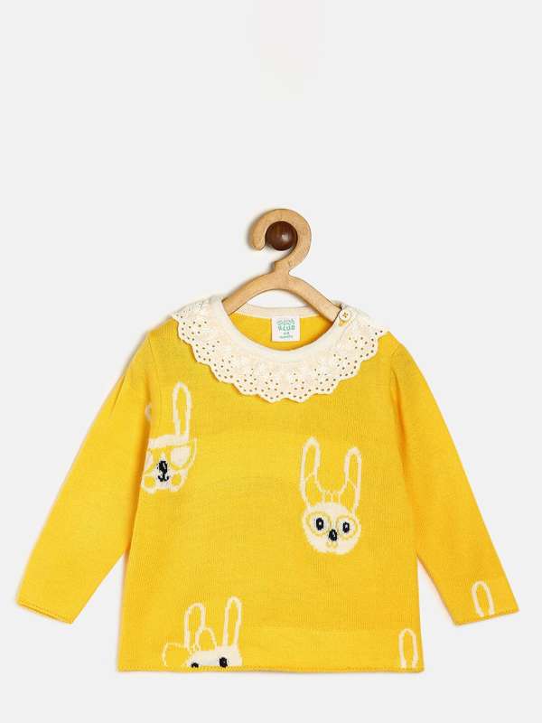 Yellow Girls Sweaters Buy Yellow Girls Sweaters online in India