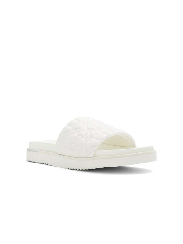 Aldo white flip flops store