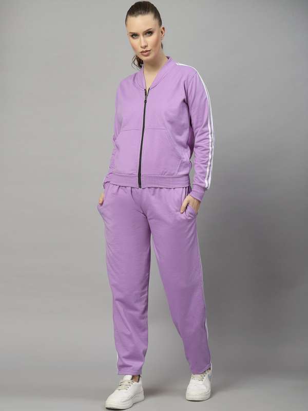 Purple Women Track Pants Wear Tracksuits Buy Purple Women Track Pants Wear Tracksuits online in India