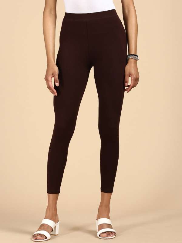 Buy online Green Solid Legging from Capris & Leggings for Women by De Moza  for ₹249 at 51% off