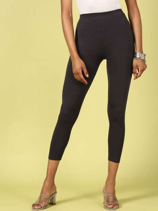 Buy Lyra Women's Yellow solid Ankle Leggings Online at Best Prices in India  - JioMart.
